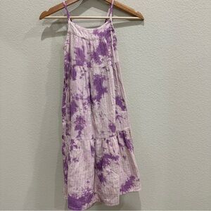 Cat & Jack Girls Maxi Purple Dye Dress